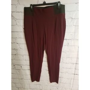 Maurices red dress leggings